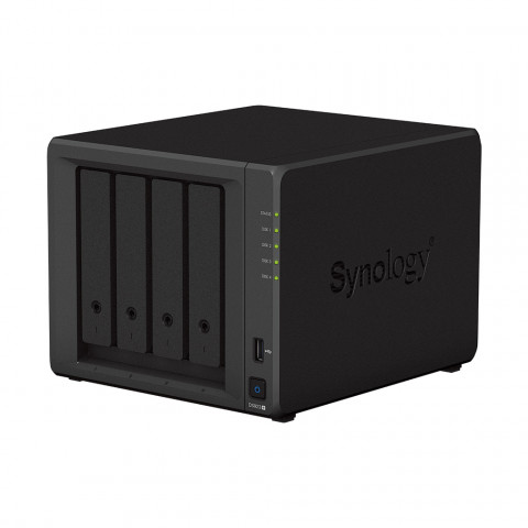 NAS Synology DS923+; Tower; 4x (3.5" SATA HDD); AMD Ryzen R1600; 4 GB DDR4 ECC SODIMM (max. 32GB), 2x 1GbE RJ-45 - Galeria zdjęcie 3
