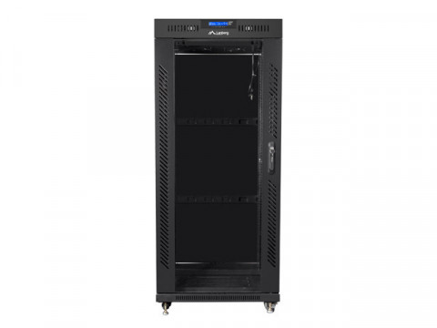 LANBERG SZAFA STOJĄCA RACK 19" 27U 600X600 CZARNA - Galeria zdjęcie 1