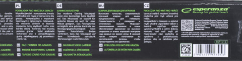 ESPERANZA PODKŁADKA GAMING POD MYSZ GRUNGE WYMIARY - Galeria zdjęcie 6