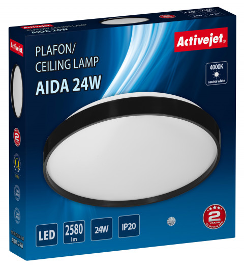 Plafon LED Activejet AJE-AIDA 24W - Galeria zdjęcie 4