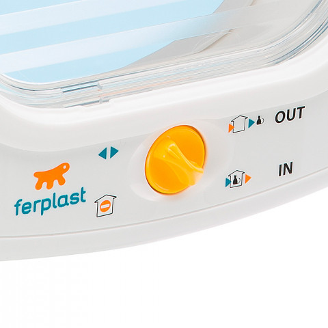 FERPLAST Swing 9 - drzwiczki dla średnich psów i dużych kotów, białe - Galeria zdjęcie 3
