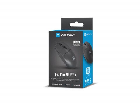 NATEC MYSZ RUFF 2 1000DPI CZARNA - Galeria zdjęcie 9