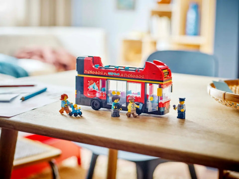 LEGO City 60407 Czerwony, piętrowy autokar - Galeria zdjęcie 11