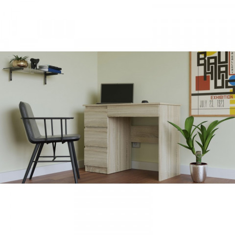 BIURKO MIJAS LEWE SONOMA - Galeria zdjęcie 3
