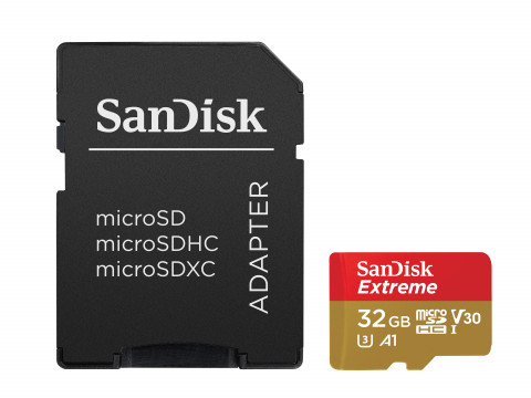 SANDISK EXTREME microSDHC 32 GB 100/60 MB/s A1 C10 V30 UHS-I U3 - GoPro - Galeria zdjęcie 4