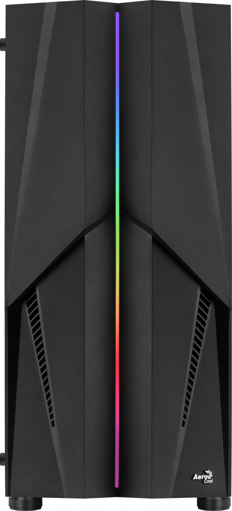 Obudowa AEROCOOL PGS MECHA-G-BK-v1 RGB czarna - Galeria zdjęcie 4