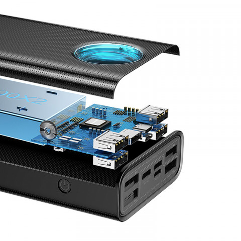 BASEUS POWERBANK AMBILIGHT 30000MAH, 4XUSB, USB-C - Galeria zdjęcie 5