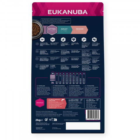EUKANUBA Grain Free Kitten Salmon - sucha karma dla kota - 2kg - Galeria zdjęcie 2