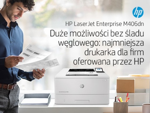 DRUKARKA HP LASER LASERJET M406Dn - Galeria zdjęcie 20