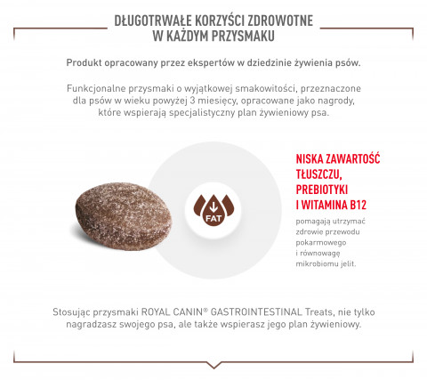 ROYAL CANIN Dog Gastrointestinal Treats - przysmak dla psa - 230g - Galeria zdjęcie 7