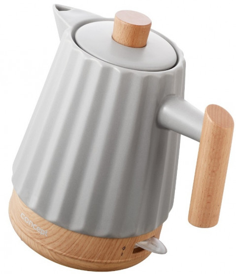 Czajnik elektryczny ceramiczny szary RK0091 CONCEPT - Galeria zdjęcie 3