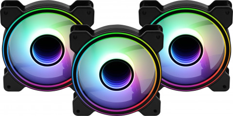 Went.+hub AEROCOOL PGS MIRAGE 12 ARGB PRO (3x120) - Galeria zdjęcie 4
