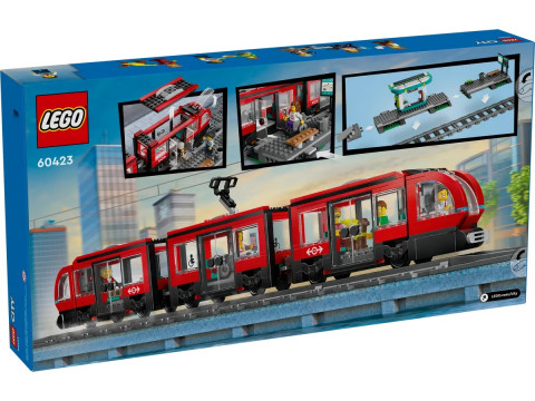 LEGO City 60423 Tramwaj miejski ze stacją - Galeria zdjęcie 2