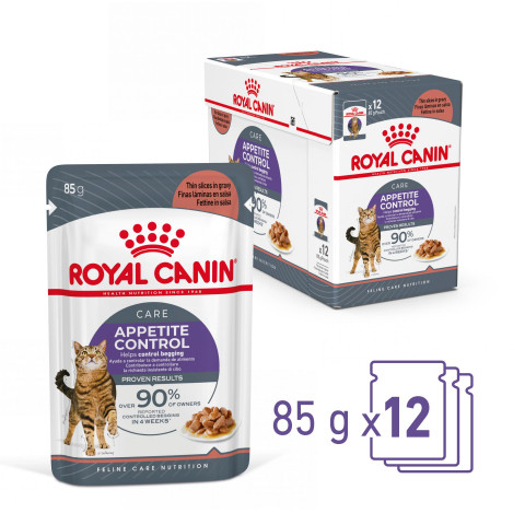 ROYAL CANIN FCN Appetite Control w sosie - mokra karma dla kota dorosłego - 12x85g - Galeria zdjęcie 8