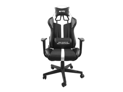 FURY FOTEL GAMINGOWY AVENGER XL CZARNO-BIAŁY - Galeria zdjęcie 1