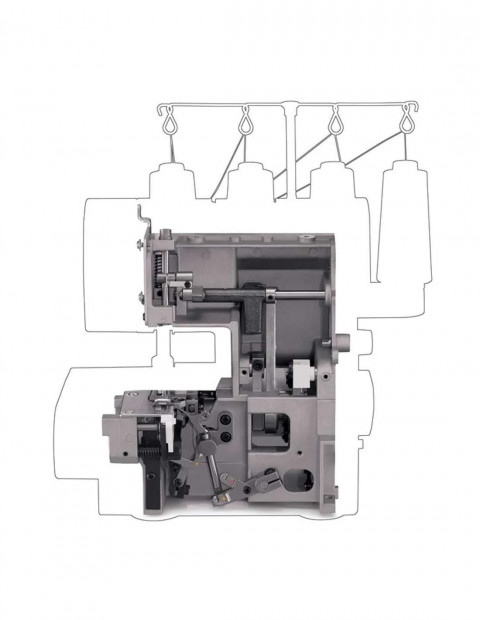 Overlock Singer HD0405 - Galeria zdjęcie 5
