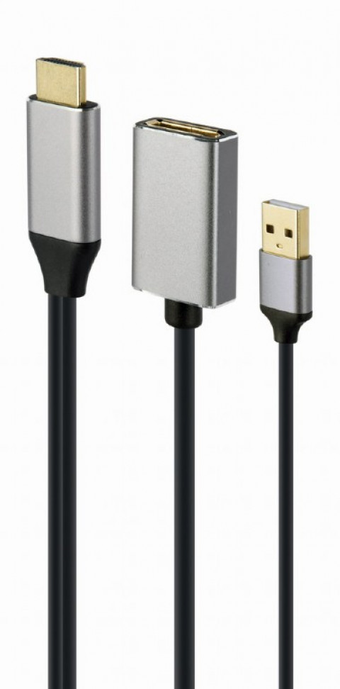 GEMBIRD AKTYWNY ADAPTER 4K HDMI NA DISPLAYPORT CZA - Galeria zdjęcie 2