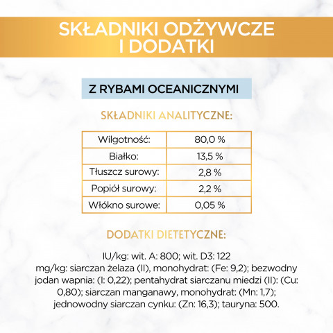 PURINA Gourmet Gold Succulent Delights Ryba oceaniczna - mokra karma dla kota - 85 g - Galeria zdjęcie 11