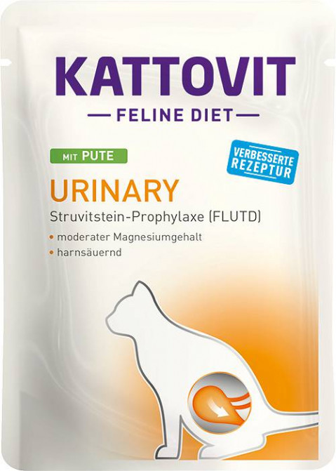 KATTOVIT Feline Diet Urinary Indyk - mokra karma dla kota - 85 g - Galeria zdjęcie 1