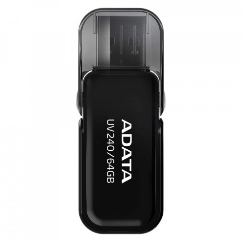 ADATA FLASHDRIVE UV240 64GB USB 2.0 Black - Galeria zdjęcie 1