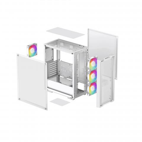 Obudowa DeepCool CC560 MESH WH V2 - Galeria zdjęcie 11