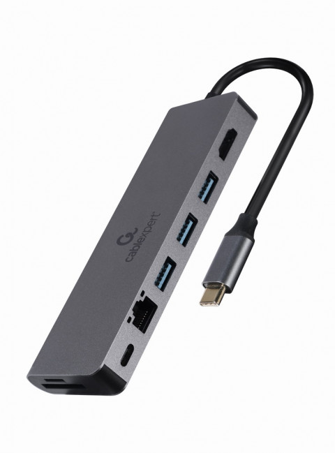 GEMBIRD MULTI ADAPTER USB TYP-C 5W1 15CM - Galeria zdjęcie 3