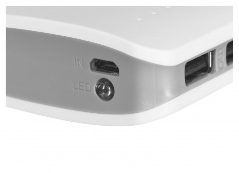 ESPERANZA POWER BANK RADIUM 8000mAh BIAŁO/SZARY EMP106WE - Galeria zdjęcie 6