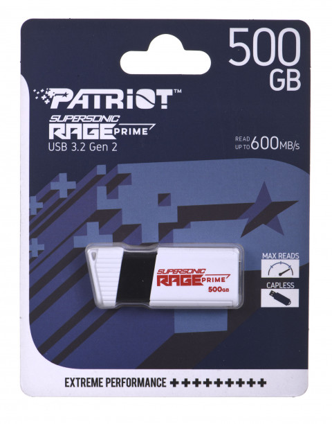 Patriot Rage Prime 600 MB/s 512GB USB 3.2 8k IOPs - Galeria zdjęcie 1