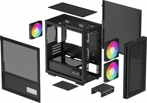 OBUDOWA DeepCool CH360 DIGITAL (R-CH360-BKAPE3D-G-1) - Galeria zdjęcie 4