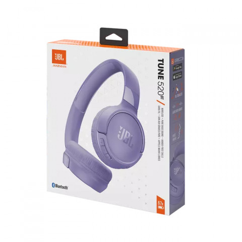 Słuchawki JBL TUNE 520 BT (purple, bezprzewodowe, nauszne) - Galeria zdjęcie 11