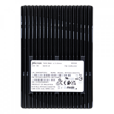 Micron 7450 MAX 800GB NVMe MTFDKCC800TFS - Galeria zdjęcie 1