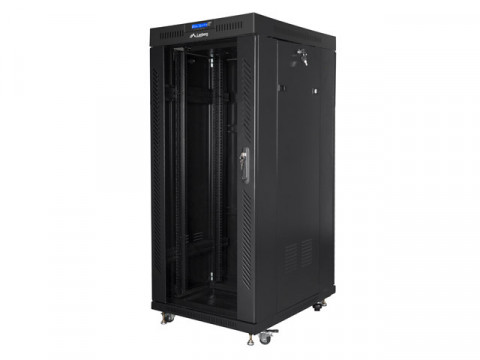 LANBERG SZAFA STOJĄCA RACK 19" 27U 600X600 CZARNA - Galeria zdjęcie 3