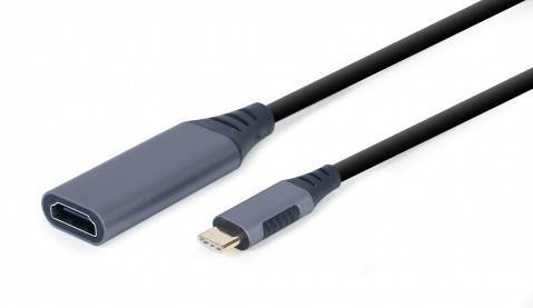 GEMBIRD ADAPTER USB TYP-C DO HDMI SZARY, 15CM - Galeria zdjęcie 2