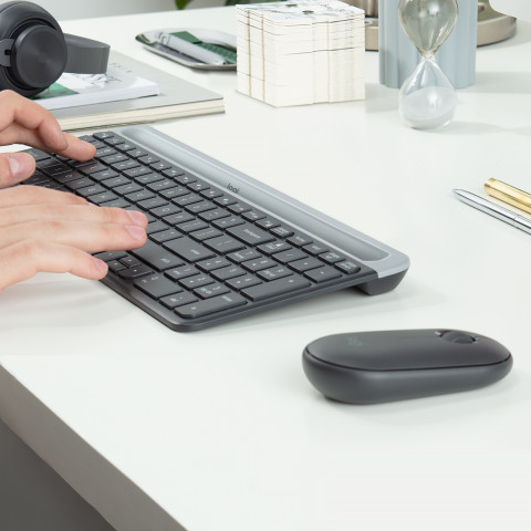 Wireless Keyboard and Mouse Combo MK470 GRAPHITE - Galeria zdjęcie 2