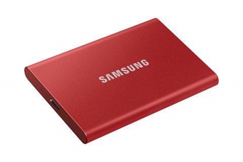 Dysk zewnętrzny SSD Samsung T7 (2TB; USB 3.2; czerwony; MU-PC2T0R/WW) - Galeria zdjęcie 5