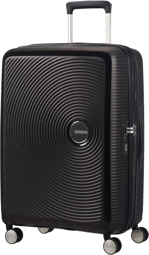 Walizka średnia American Tourister Soundbox EXP - bass black - Galeria zdjęcie 2