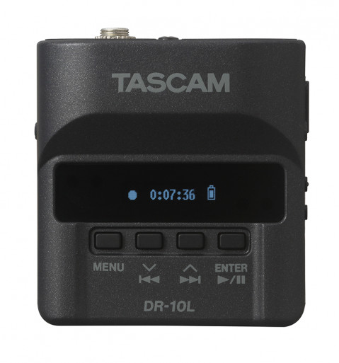 Tascam DR-10L - Cyfrowy rejestrator Tascam typu "body-pack" z mikrofonem lavalier (biały) - Galeria zdjęcie 3
