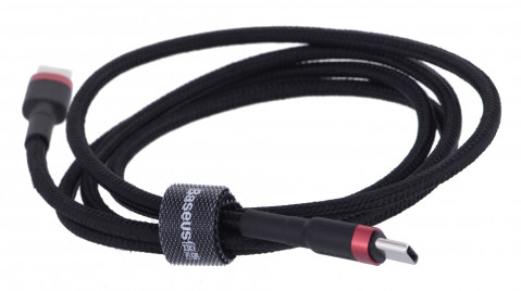 BASEUS KABEL USB-C DO USB-C CAFULE 60W 1M, CZARNY - Galeria zdjęcie 2