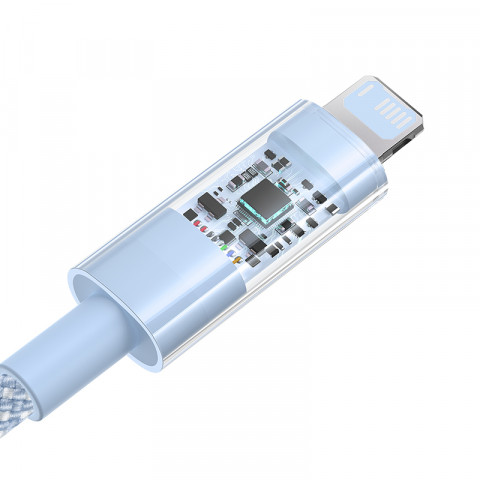 Kabel Baseus Gem 2.4a 2m (niebieski) - Galeria zdjęcie 4