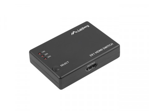 LANBERG SWITCH VIDEO 3X HDMI + PORT MICRO USB - Galeria zdjęcie 3