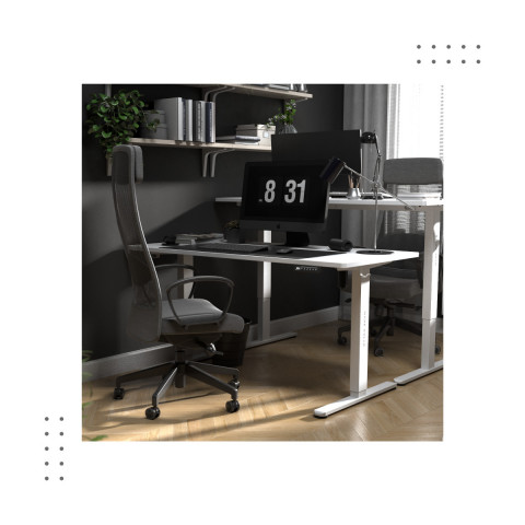 Biurko elektryczne MA-Leader 7.4 White - Galeria zdjęcie 10