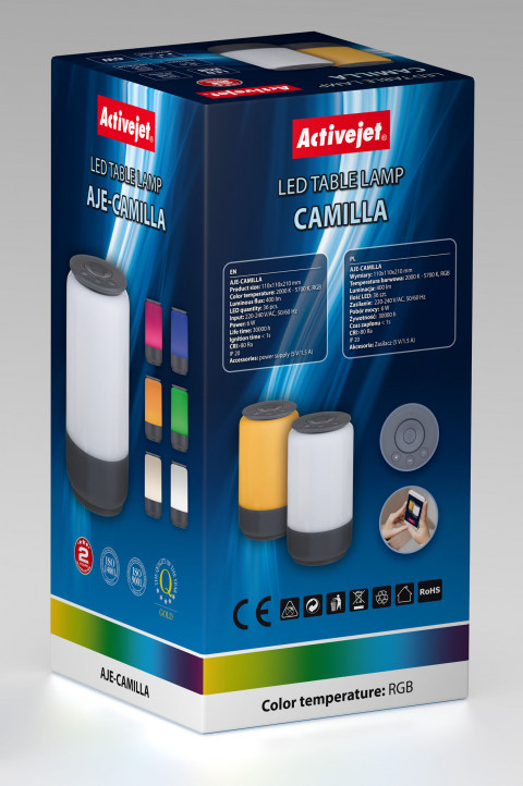 Lampa dekoracyjna LED Activejet AJE-CAMILLA RGB - Galeria zdjęcie 13
