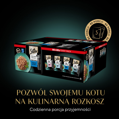 Sheba Delicacy Rybne Smaki w galaretce 80x85g - Galeria zdjęcie 10