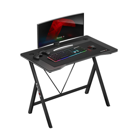 Biurko gamingowe Huzaro Hero 1.4 Black - Galeria zdjęcie 2