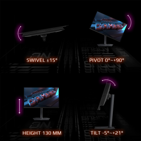 MONITOR GIGABYTE OLED 27" MO27Q2 240Hz - Galeria zdjęcie 14