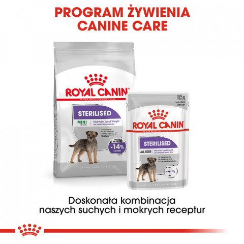 ROYAL CANIN CCN MINI STERILISED - sucha karma dla psa dorosłego - 3kg - Galeria zdjęcie 9
