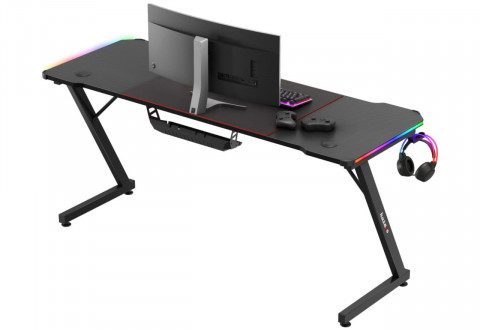Biurko gamingowe Huzaro Hero 4.8 RGB - Galeria zdjęcie 8