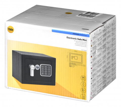 Yale Mini Electronic Safe Black Sejf podstawowy YSV mini czarny - Galeria zdjęcie 10