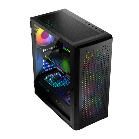 LOGIC OBUDOWA ARAMIS ARGB MIDI USB 3.0 BLACK - Galeria zdjęcie 7