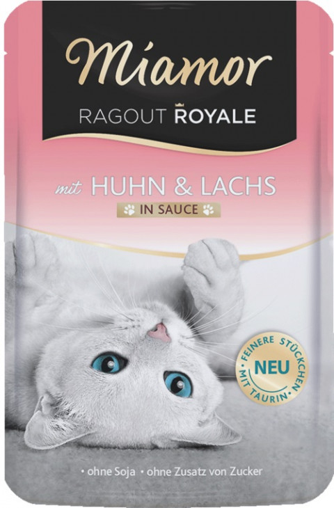 MIAMOR Ragout Royal Kurczak Łosoś 100g dla kota - Galeria zdjęcie 1